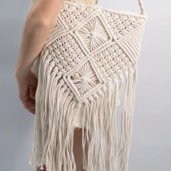 BANDOLERA MACRAMÉ FLECOS - buy online