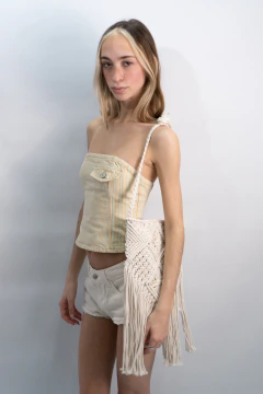 BANDOLERA MACRAMÉ FLECOS on internet