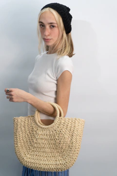 Cartera Isla Simil Rafia - Compania de Sombreros