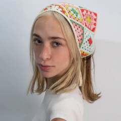 BANDANA CROCHET MANTEL COLORES - Compania de Sombreros