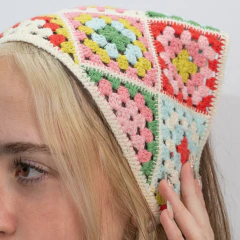 Imagem do BANDANA CROCHET MANTEL COLORES