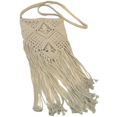 BANDOLERA MACRAMÉ FLECOS - Compania de Sombreros