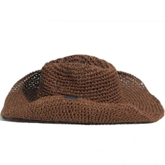 Sombrero Rafia Crochet Billy - tienda online