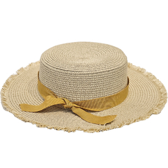 Canotier Rafia Mustique Nevis - Compania de Sombreros