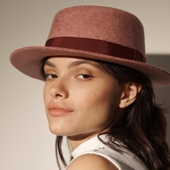 SOMBRERO DE FIELTRO CANOTIER COLOUR - comprar online