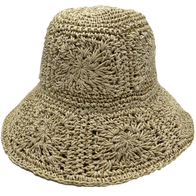 Capelina macrame flor Compania de Sombreros — imagen 6