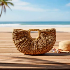 CARTERA AUREA SIMIL RAFIA - Compania de Sombreros