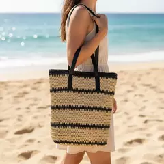 BOLSO TOTE RAFIA MELISA - Compania de Sombreros