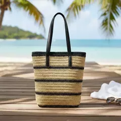 BOLSO TOTE RAFIA MELISA - tienda online