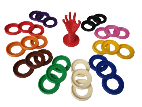 Zombicide - bases para miniaturas + token jogador inicial