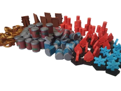 Dead of Winter + expansão - Kit de Componentes - GORILLA 3D