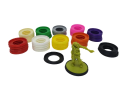 Zombicide - bases para miniaturas + token jogador inicial