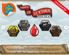RAIDERS OF SCYTHIA - Kit de Adesivos - comprar online