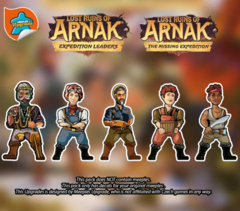 AS RUÍNAS PERDIDAS DE ARNAK - EXP. LEADERS - Kit de Adesivos