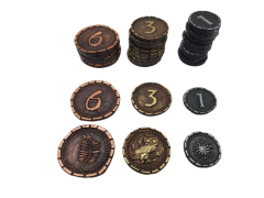 7 Wonders Duel - Kit de Moedas - GORILLA 3D