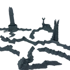 Guerra do Anel - Kit de Montanhas em Resina na internet