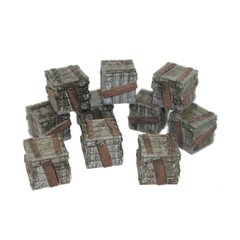 Caixotes - 10 unidades - cenário para RPG