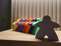 DECORAÇÃO - MEEPLE GIGANTE na internet