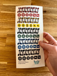 TINY EPIC GALAXIES - KIT DE ADESIVOS na internet