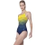 Maiô Speedo New Cross Waves Amarelo