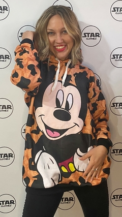 Maxi Buzo Animal Print con capucha - comprar online