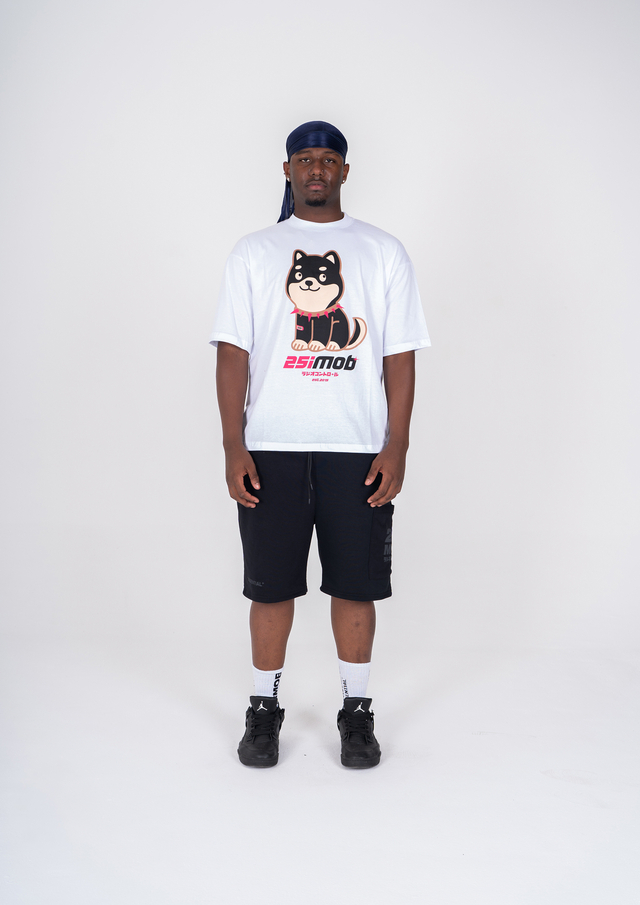 Shiba Inu White Relaxed Tee thumbnail 2