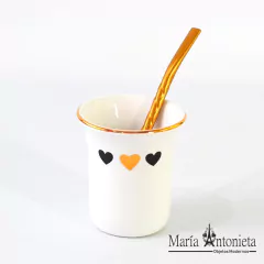 Mate Con y Sin Oro - Diseños Varios (7 x 7 x 8,5 Cm) - (Valor por Unidad) en internet