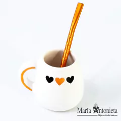 Mate Con y Sin Oro en Asa - Diseños Varios (5 x 9 x 7 Cm) - (Valor por Unidad) - tienda online