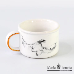 Pocillo Jarro Bajo Con y Sin Oro - Diseños Varios (6 x 8,5 x 6 cm) - (Valor por Unidad) - Maria Antonieta