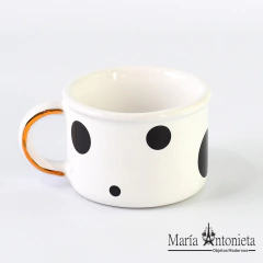 Pocillo Jarro Bajo Con y Sin Oro - Diseños Varios (6 x 8,5 x 6 cm) - (Valor por Unidad) en internet