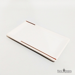 Bandeja Con y Sin Oro - Diseños Varios (15 x 26 x 1 Cm) - (Valor por Unidad) - Maria Antonieta