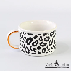 Imagen de Pocillo Jarro Bajo Con y Sin Oro - Diseños Varios (6 x 8,5 x 6 cm) - (Valor por Unidad)