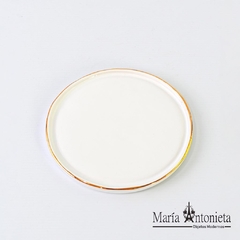 Plato Redondo Filete Oro - Chico de Café / Grande de Té - (Valor por Unidad) - comprar online