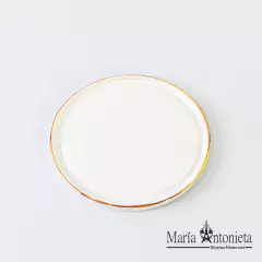 Plato Redondo Filete Oro - Chico de Café / Grande de Té - (Valor por Unidad) - comprar online