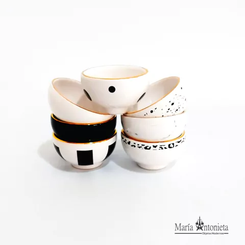 Dip Cerámico - Diseños Varios (7,5 x 7,5 x 3,5 Cm) - (Valor por Unidad)