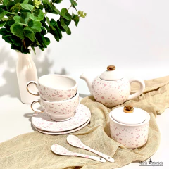 Set Tazas Oro Completo - Diseños Varios - Maria Antonieta