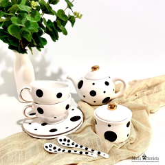 Set Tazas Oro Completo - Diseños Varios - Maria Antonieta