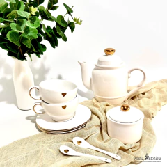 Set Tazas Oro Completo - Diseños Varios