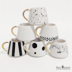 Pocillo Delfi Con y Sin Oro - Diseños Varios (5,5 x 7 x 6 cm) - (Valor por Unidad)