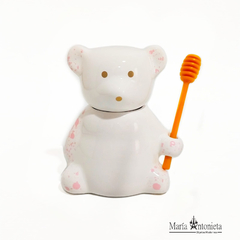 Imagen de Oso Mielero Blanco Diseños Varios (14 x 14 x 15 Cm)