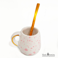 Mate Con y Sin Oro en Asa - Diseños Varios (5 x 9 x 7 Cm) - (Valor por Unidad)