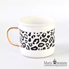 Imagen de Taza Jarro Alto Con y Sin Oro - Diseños Varios (9 x 10,5 x 14 cm) - (Valor por Unidad)