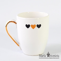 Imagen de Taza Bombé Con y Sin Oro - Diseños Varios (8 x 8 x 10 cm) - (Valor por Unidad)