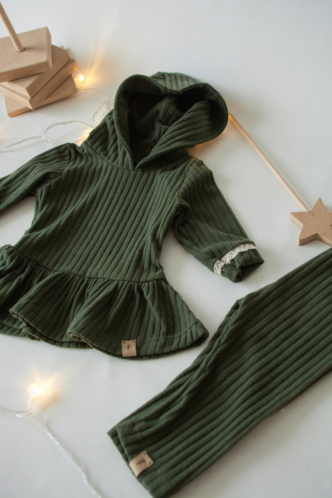 Conjunto Angelica Verde Musgo