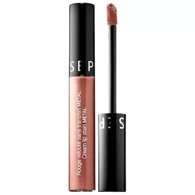SEPHORA -Cream lip stain metal - Labial metalico larga duracion - color 61 FROSTED ROSE - comprar online