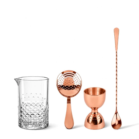 Clasic Mixing Glass Kit Bell . Copper