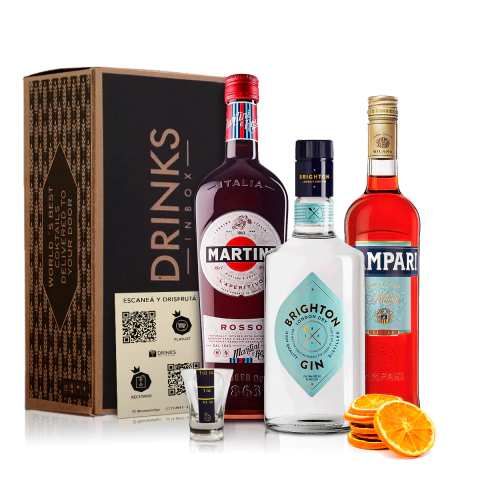 DIB Nro 05 - NEGRONI - Gin Brighton + Martini Rosso + Campari