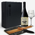 Black Box Nro 62 - Vino Zaha Mal + Copa + Cuchillo + Tabla Marmol Negro y Madera - comprar online