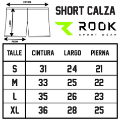 Short Calza Buddha (ByN) - Rook Sport Wear