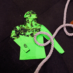 Buzo Aixa Camo (Verde Fluo) 2da - comprar online